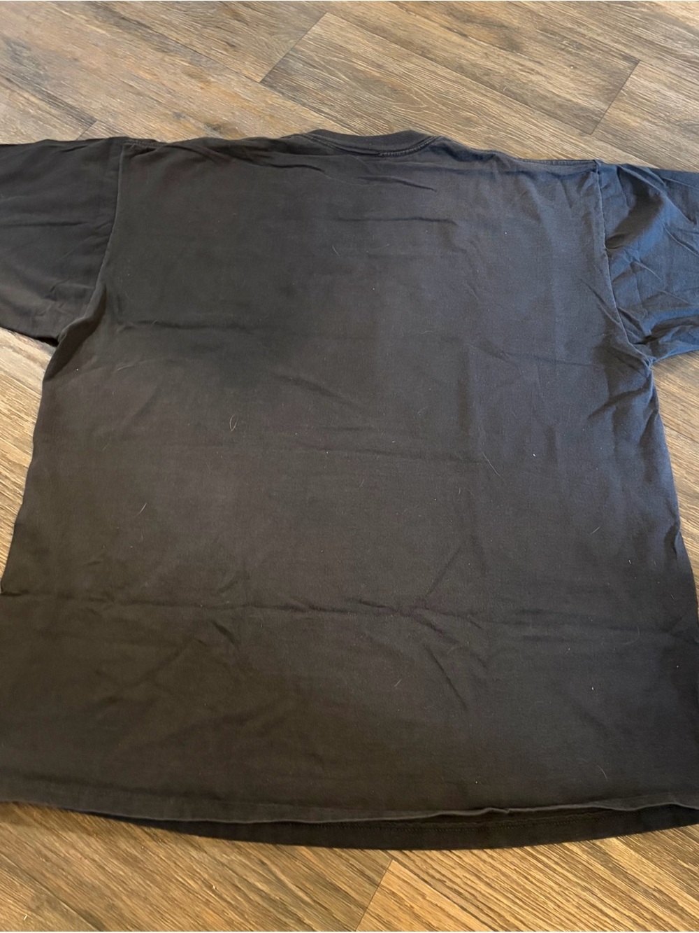 Vintage Jerzees Black T-Shirt “All My Hero’s Are Cowboys” Ivan Jesse Curtis XL - Picture 5 of 5